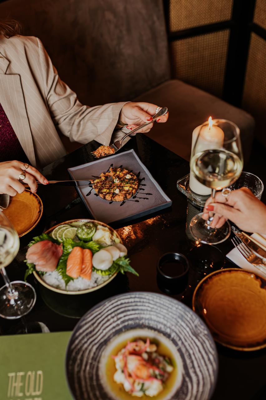Shared dining bij The Old Jazz